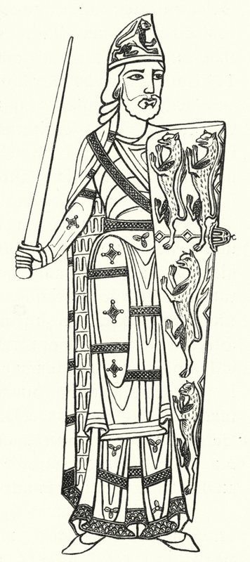 Geoffrey Plantagenet, hrabia Anjou (rycina) autorstwa German School