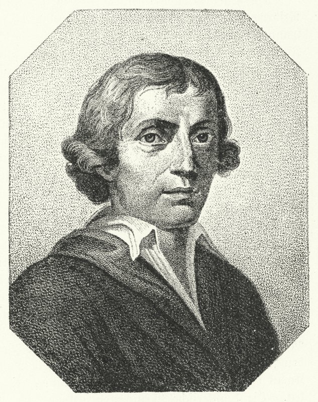 Giuseppe Parini, włoski satyryk i poeta (grafika) autorstwa German School
