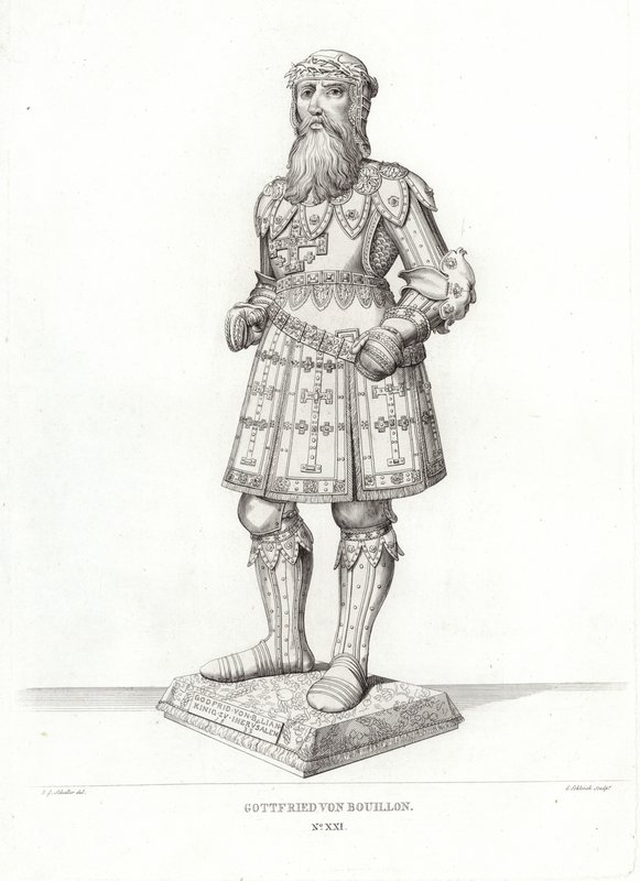 Godfrey z Bouillon autorstwa German School