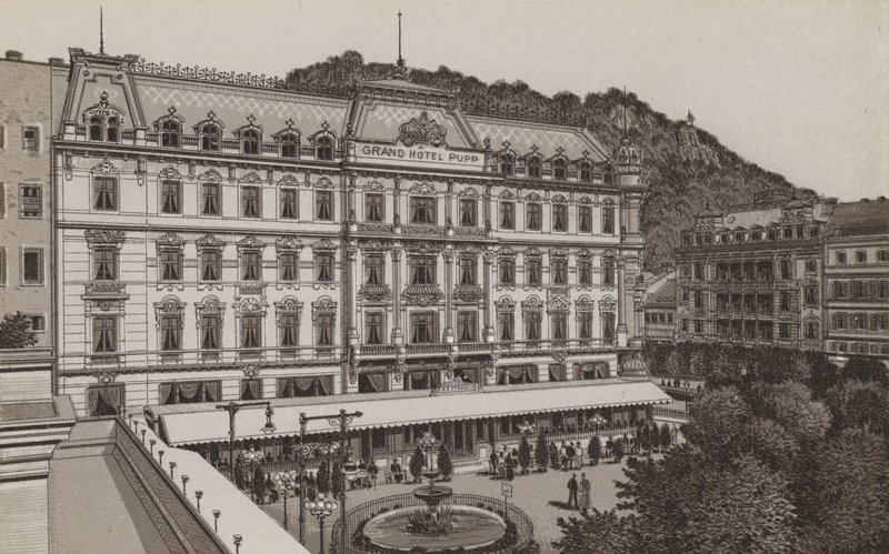 Grand Hotel Pupp (lito) autorstwa German School