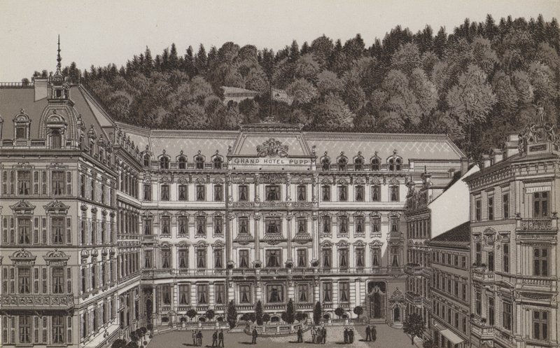 Grand Hotel Pupp (lito) autorstwa German School