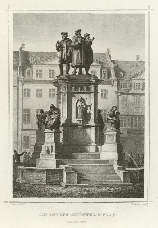 Gutenberg Schoffer i Fust, Frankfurt autorstwa German School