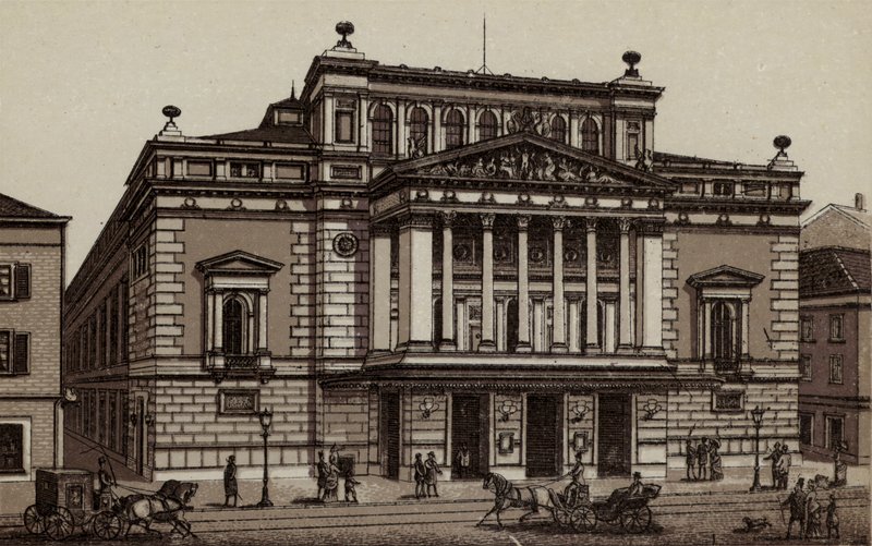 Hamburg: Stadt-Theater, Teatr (lito) autorstwa German School