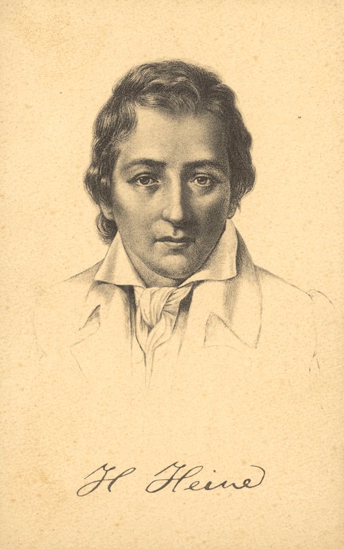 Heinrich Heine (litografia) autorstwa German School
