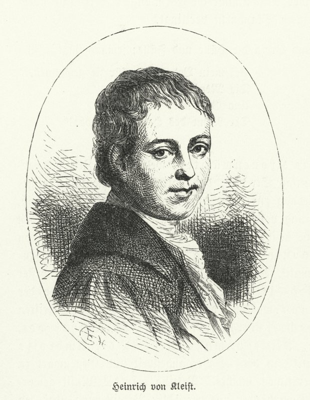 Heinrich von Kleist , niemiecki poeta, dramaturg, powieściopisarz i opowiadacz (lito) autorstwa German School