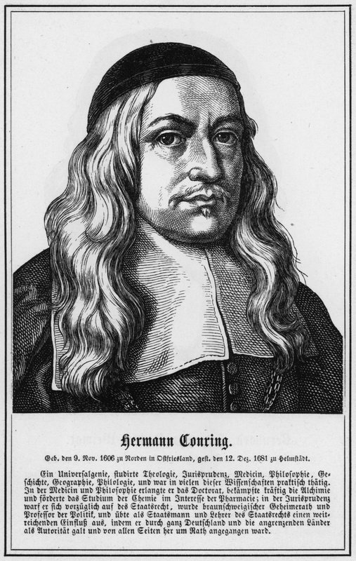 Hermann Conring (grawerunek) autorstwa German School