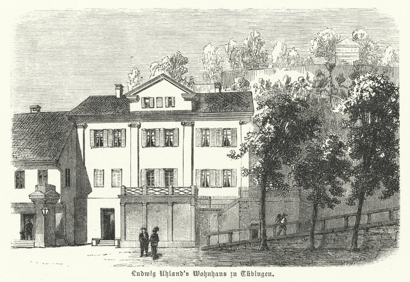 Dom niemieckiego poety, filologa i historyka literatury Ludwiga Uhlanda, Tybinga autorstwa German School