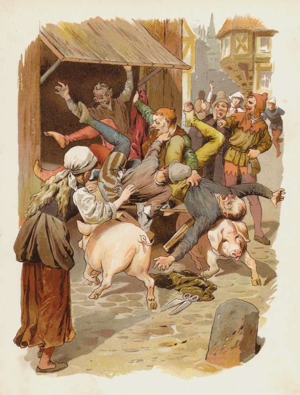 Ilustracja do Till Eulenspiegel autorstwa German School