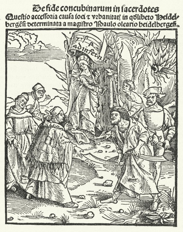 Ilustracja z pracy Jakoba Wimpfelinga (grafika) autorstwa German School