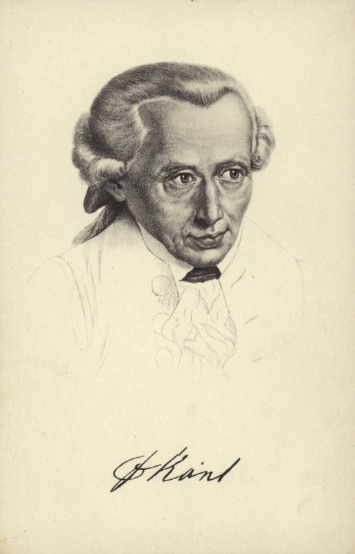 Immanuel Kant (litografia) autorstwa German School