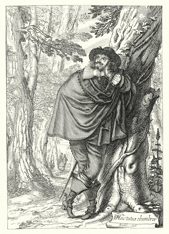 James Howell, anglo-walijski historyk i pisarz (grafika) autorstwa German School