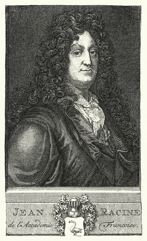 Jean Racine, francuski dramaturg (grafika) autorstwa German School