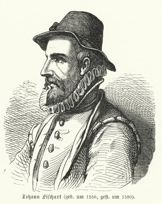 Johann Fischart, niemiecki pisarz i satyryk (grafika) autorstwa German School