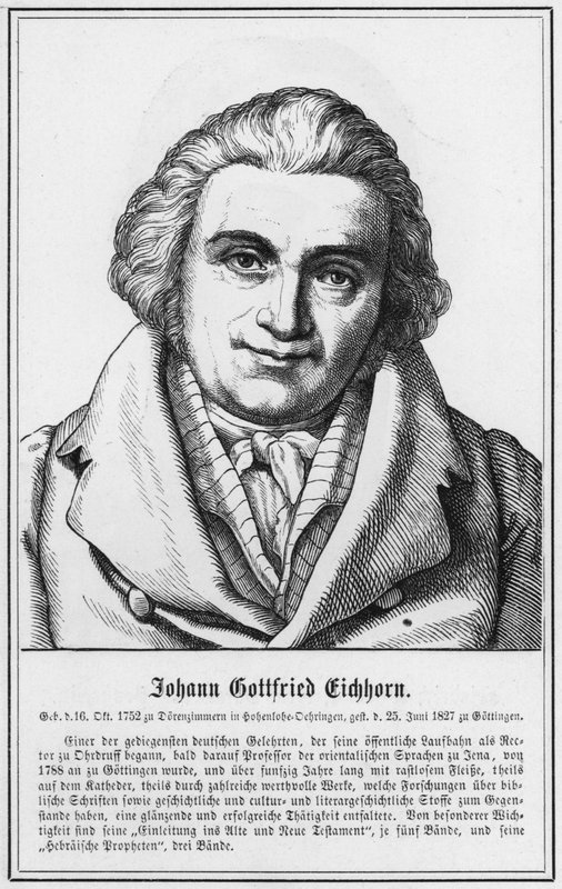 Johann Gottfried Eichhorn (grafika) autorstwa German School