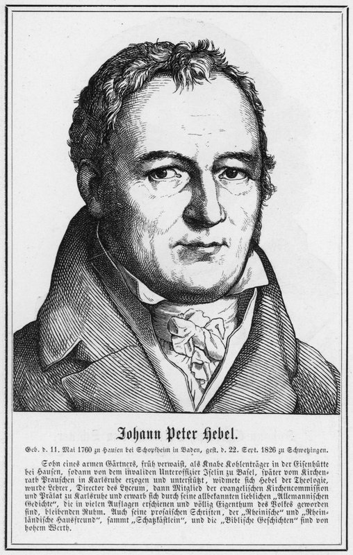 Johann Peter Hebel (grafika) autorstwa German School