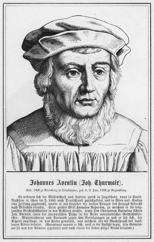 Johannes Aventin, Johannes Thurmair (grafika) autorstwa German School