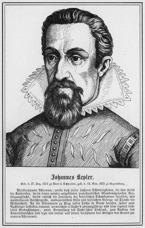 Johannes Kepler (grafika) autorstwa German School