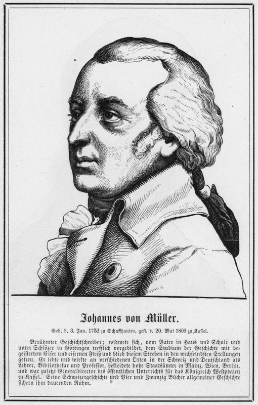 Johannes von Muller (grafika) autorstwa German School