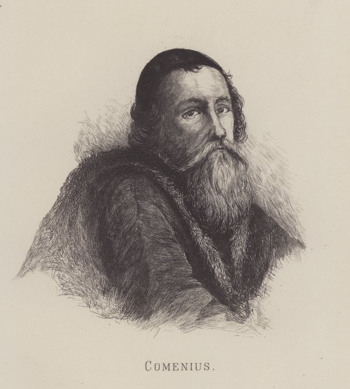 John Amos Comenius, czeski filozof, teolog i działacz edukacyjny (lito) autorstwa German School