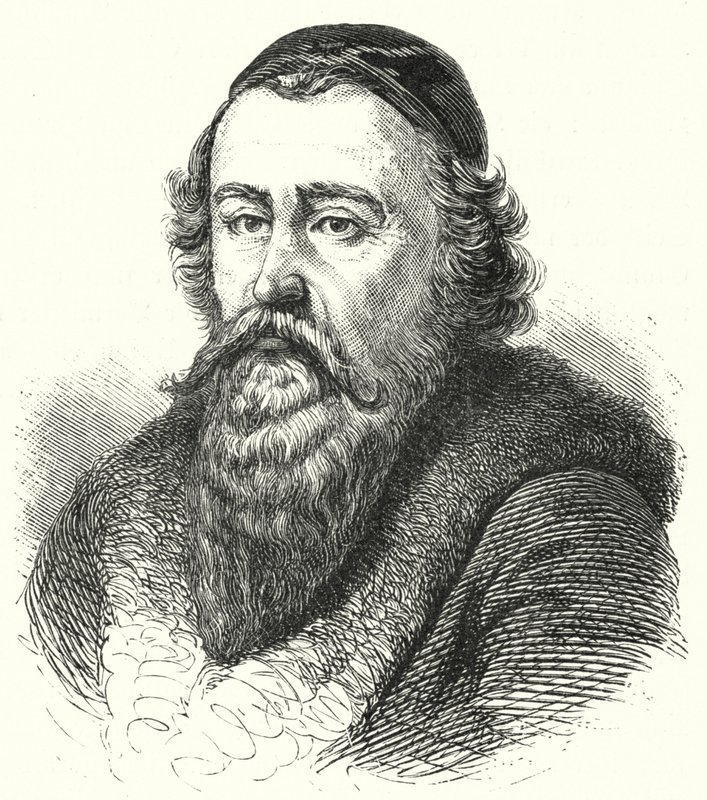 John Amos Comenius, filozof i teolog morawski (grafika) autorstwa German School