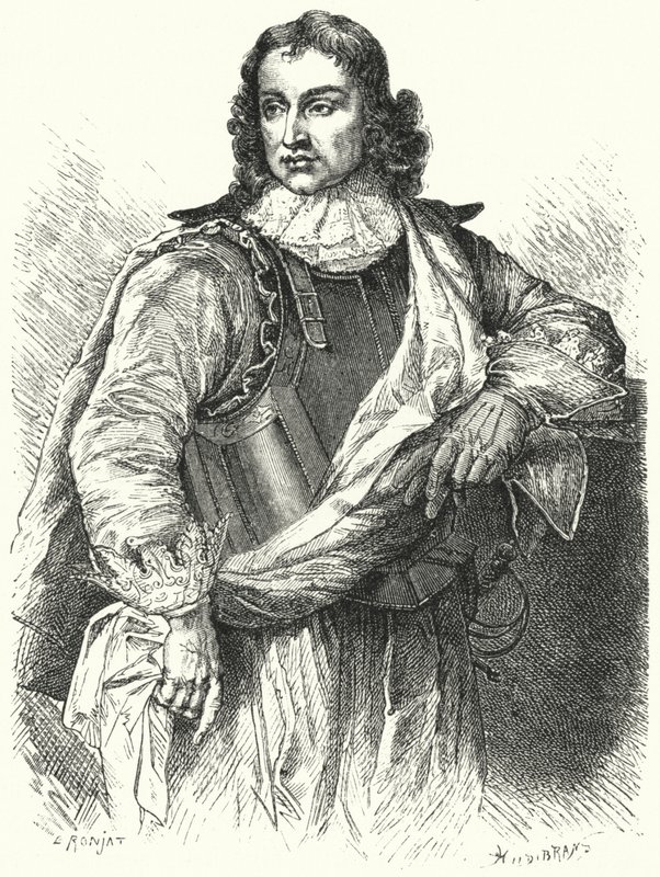 John Lambert , angielski parlamentarzysta generał i polityk (Grawerowanie) autorstwa German School
