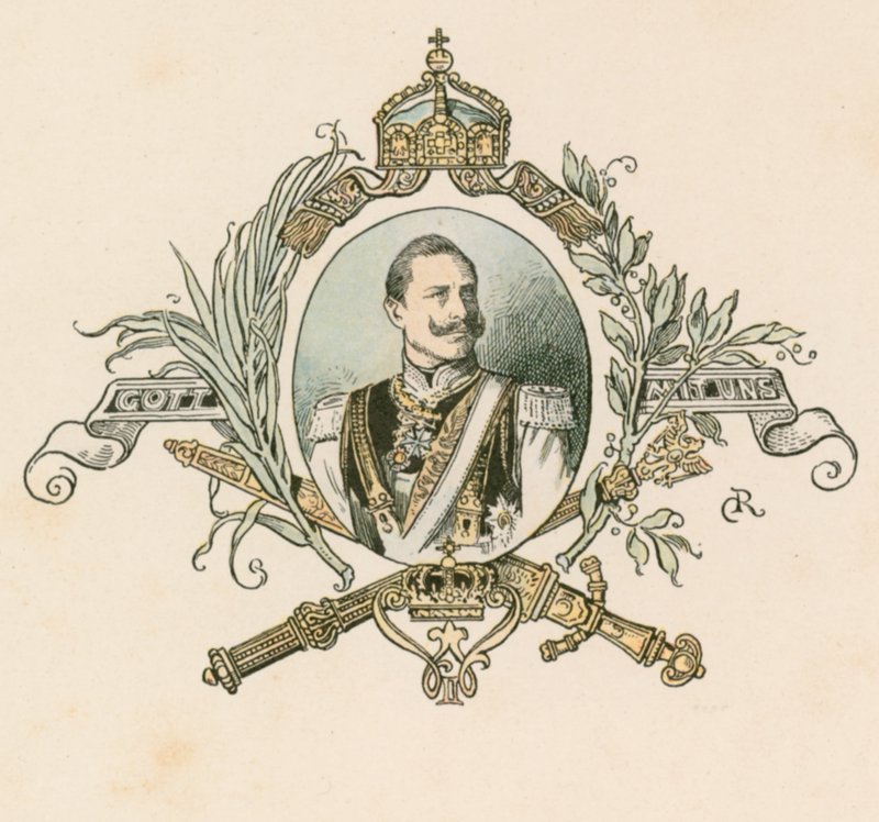 Kaiser Wilhelm II, cesarz niemiecki i król pruski (1859-1941) autorstwa German School