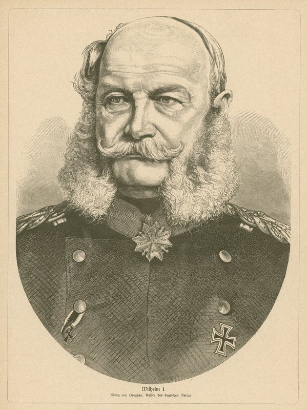 Kaiser Wilhelm I Niemiec autorstwa German School