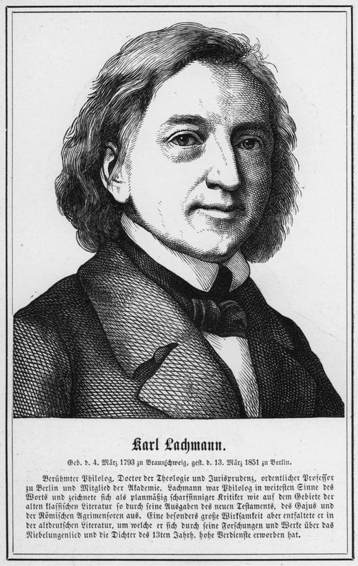 Karl Lachmann (grafika) autorstwa German School