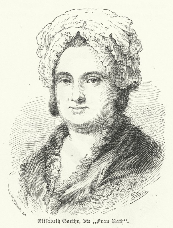 Katharina Elisabeth Goethe, matka niemieckiego pisarza Johanna Wolfganga Goethe autorstwa German School