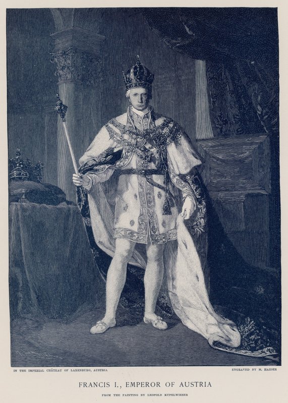 Król Franciszek I Austriacki autorstwa German School