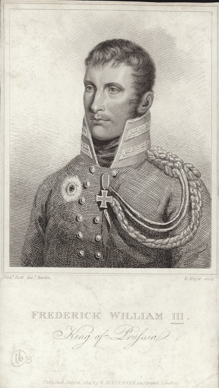 Król Fryderyk Wilhelm III Prus autorstwa German School