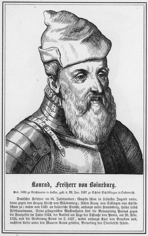 Konrad, Freiherr von Boineburg (grafika) autorstwa German School