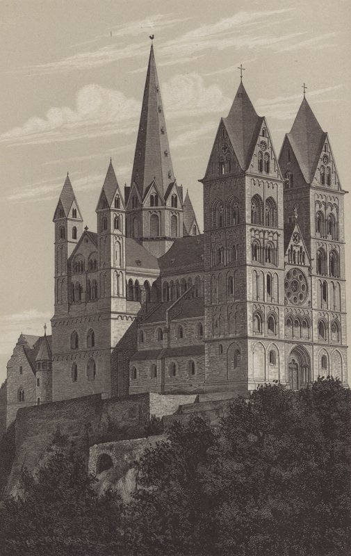 Katedra w Limburgii, Hesja, Niemcy (lito) autorstwa German School