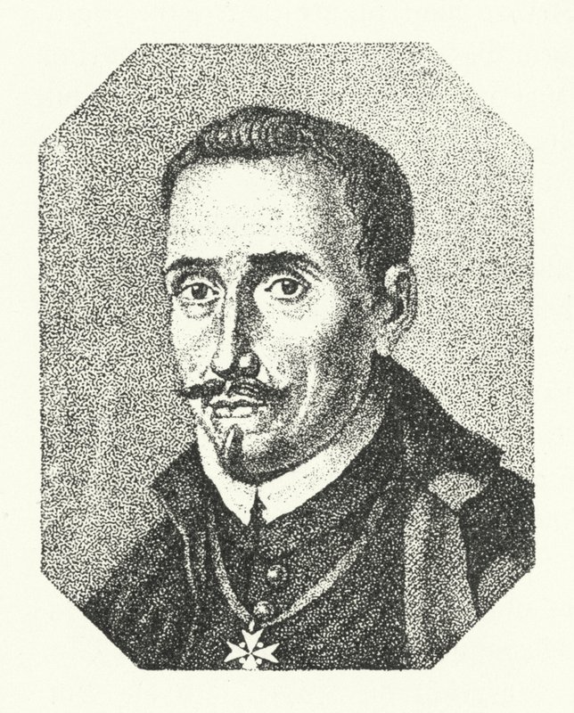 Lope de Vega, hiszpański poeta i dramaturg (grafika) autorstwa German School