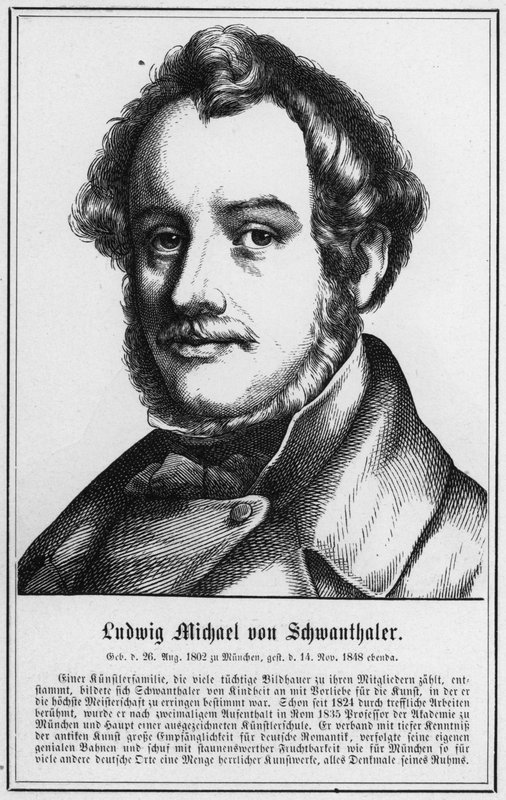 Ludwig Michael von Schwanthaler (grafika) autorstwa German School