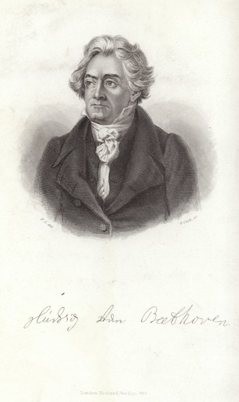 Ludwig von Beethoven, niemiecki kompozytor autorstwa German School