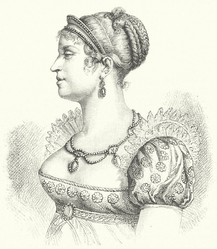 Marie Louise, księżna Parmy, druga żona Napoleona I (rycina) autorstwa German School