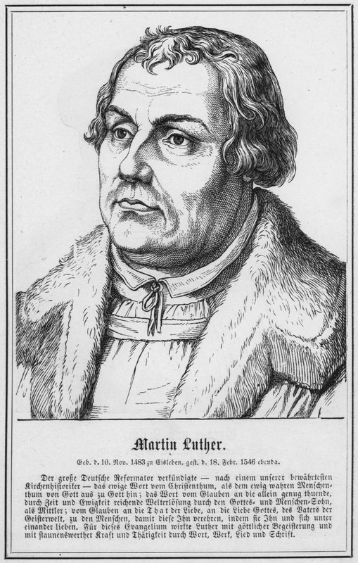 Marcin Luter (grafika) autorstwa German School
