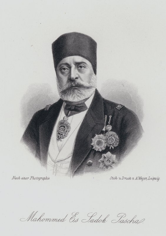 Muhammad III as-Sadiq, Bej Tunisu (rycina) autorstwa German School
