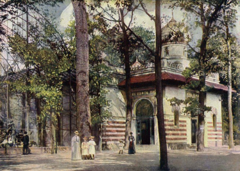 Nowa woliera, Ogród Zoologiczny w Berlinie, Niemcy (kolor lito) autorstwa German School