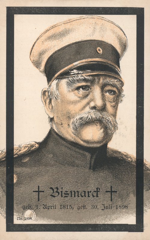 Otto von Bismarck (litografia kolorowa) autorstwa German School