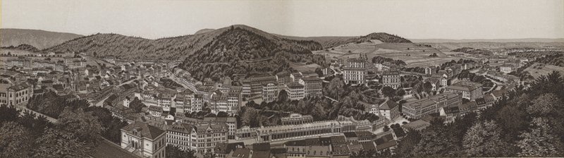 Panorama Karlowych Warów (lito) autorstwa German School