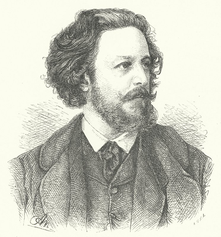 Paul Heyse, niemiecki pisarz i tłumacz autorstwa German School