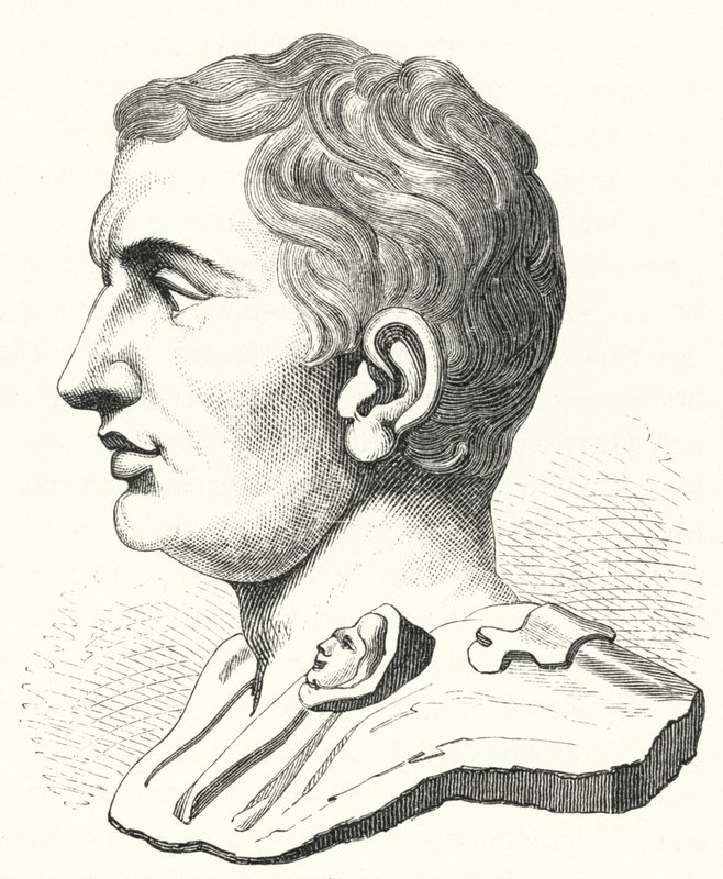 Pompejusz Wielki, rzymski polityk i żołnierz (rycina) autorstwa German School