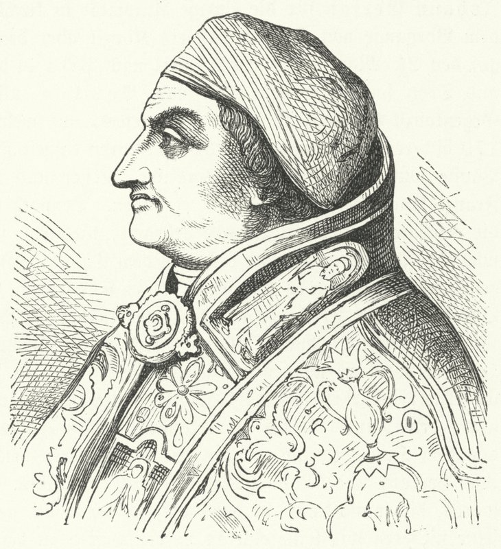 Papież Pius II (rycina) autorstwa German School