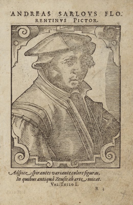 Portret Andreasa Sarlousa autorstwa German School