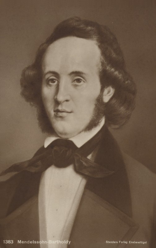 Portret Feliksa Mendelssohna autorstwa German School