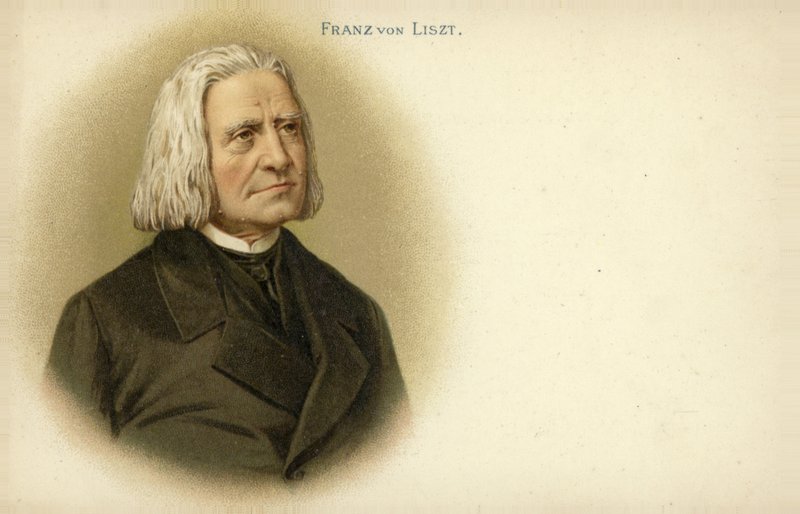 Portret Franciszka Liszta autorstwa German School