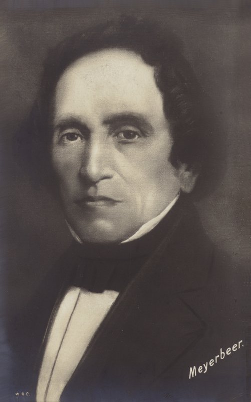 Portret Giacomo Meyerbeera autorstwa German School