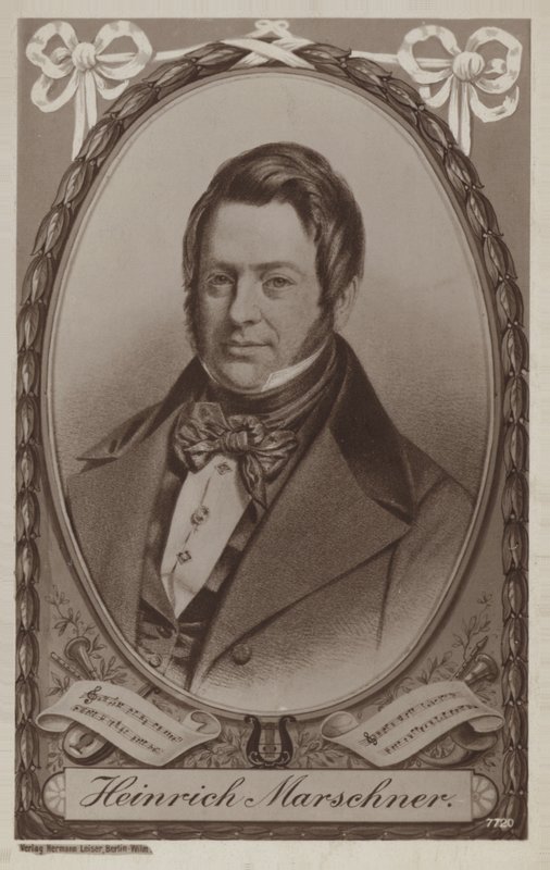 Portret Heinricha Marschnera autorstwa German School